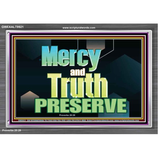 MERCY AND TRUTH PRESERVE  Christian Paintings  GWEXALT9921  