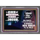 JEHOVAH IS A MAN OF WAR PRAISE HIS HOLY NAME  Encouraging Bible Verse Acrylic Frame  GWEXALT9955  