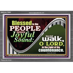 DO YOU KNOW THE JOYFUL SOUND  Sciptural Décor  GWEXALT9983  "33X25"