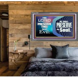 THY SOUL IS PRESERVED FROM ALL EVIL  Wall Décor  GWEXALT10087  "33X25"