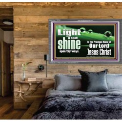 THE LIGHT SHINE UPON THEE  Custom Wall Décor  GWEXALT10314  "33X25"