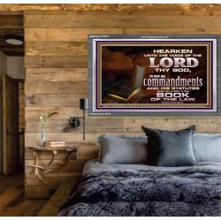 KEEP THE LORD COMMANDMENTS AND STATUTES  Ultimate Inspirational Wall Art Acrylic Frame  GWEXALT10371  "33X25"