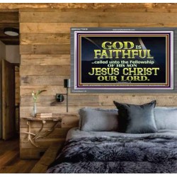 CALLED UNTO FELLOWSHIP WITH CHRIST JESUS  Scriptural Wall Art  GWEXALT10436  "33X25"