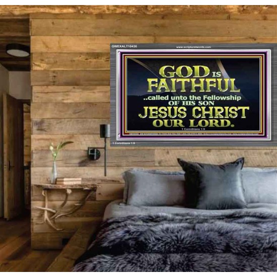 CALLED UNTO FELLOWSHIP WITH CHRIST JESUS  Scriptural Wall Art  GWEXALT10436  