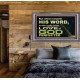 THOSE WHO KEEP THE WORD OF GOD ENJOY HIS GREAT LOVE  Bible Verses Wall Art  GWEXALT10482  