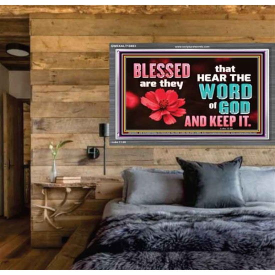 BE DOERS AND NOT HEARER OF THE WORD OF GOD  Bible Verses Wall Art  GWEXALT10483  