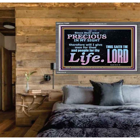 YOU ARE PRECIOUS IN THE SIGHT OF THE LIVING GOD  Modern Christian Wall Décor  GWEXALT10490  