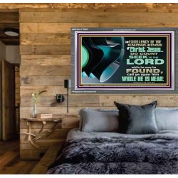 SEEK YE THE LORD WHILE HE MAY BE FOUND  Unique Scriptural ArtWork  GWEXALT10603  "33X25"