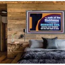 THE PATH OF THE RIGHTEOUS IS LIKE THE MORNING SUN  Custom Biblical Paintings  GWEXALT10606  "33X25"