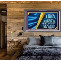 I WILL REDEEM YOU WITH A STRETCHED OUT ARM  New Wall Décor  GWEXALT10620  "33X25"