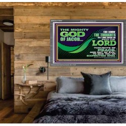 FOR I KNOW THE THOUGHTS THAT I THINK TOWARD YOU  Christian Wall Art Wall Art  GWEXALT10781  "33X25"