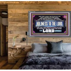 THE HOLY CROWN OF PURE GOLD  Righteous Living Christian Acrylic Frame  GWEXALT11756  "33X25"