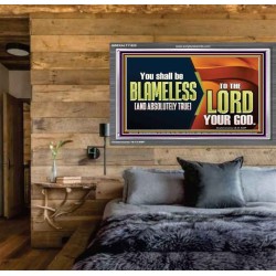 BE ABSOLUTELY TRUE TO THE LORD OUR GOD  Children Room Acrylic Frame  GWEXALT11920  "33X25"
