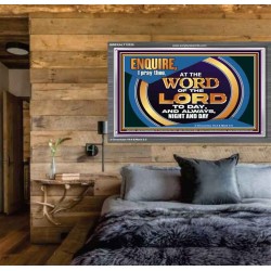 THE WORD OF THE LORD IS FOREVER SETTLED  Ultimate Inspirational Wall Art Acrylic Frame  GWEXALT12035  "33X25"