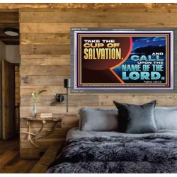 TAKE THE CUP OF SALVATION  Art & Décor Acrylic Frame  GWEXALT12152  "33X25"