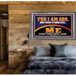 UNTO ME EVERY KNEE SHALL BOW  Scripture Wall Art  GWEXALT12176  "33X25"