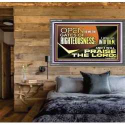 OPEN TO ME THE GATES OF RIGHTEOUSNESS  Children Room Décor  GWEXALT13036  "33X25"