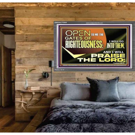OPEN TO ME THE GATES OF RIGHTEOUSNESS  Children Room Décor  GWEXALT13036  
