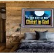 LET YOUR LIFE IS HID WITH CHRIST IN GOD  Church Office Acrylic Frame  GWEXALT13072  