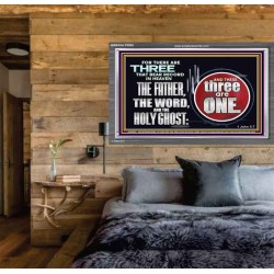 THE THREE THAT BEAR RECORD IN HEAVEN  Modern Wall Art  GWEXALT9902  "33X25"