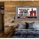 WHOSOEVER BELIEVETH ON HIM SHALL NOT BE ASHAMED  Contemporary Christian Wall Art  GWEXALT9917  