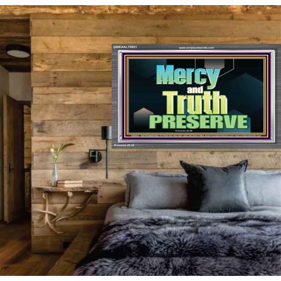 MERCY AND TRUTH PRESERVE  Christian Paintings  GWEXALT9921  