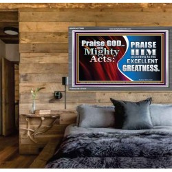 PRAISE HIM FOR HIS MIGHTY ACTS  Biblical Paintings  GWEXALT9968  "33X25"