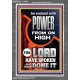 POWER FROM ON HIGH - HOLY GHOST FIRE  Righteous Living Christian Picture  GWEXALT10003  