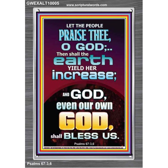 THE EARTH YIELD HER INCREASE  Church Picture  GWEXALT10005  