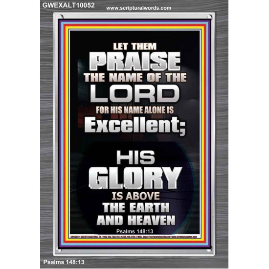 LET THEM PRAISE THE NAME OF THE LORD  Bathroom Wall Art Picture  GWEXALT10052  