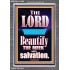 THE MEEK IS BEAUTIFY WITH SALVATION  Scriptural Prints  GWEXALT10058  "25x33"