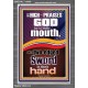 THE HIGH PRAISES OF GOD AND THE TWO EDGED SWORD  Inspiration office Arts Picture  GWEXALT10059  