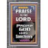 PRAISE GOD IN HIS SANCTUARY  Art & Wall Décor  GWEXALT10061  "25x33"