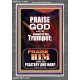 PRAISE HIM WITH TRUMPET, PSALTERY AND HARP  Inspirational Bible Verses Portrait  GWEXALT10063  