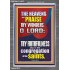 THE HEAVENS SHALL PRAISE THY WONDERS O LORD ALMIGHTY  Christian Quote Picture  GWEXALT10072  "25x33"