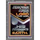 JEHOVAH JIREH IS THE LORD OUR GOD  Contemporary Christian Wall Art Portrait  GWEXALT10695  