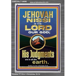 JEHOVAH NISSI IS THE LORD OUR GOD  Christian Paintings  GWEXALT10696  "25x33"