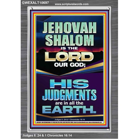 JEHOVAH SHALOM IS THE LORD OUR GOD  Christian Paintings  GWEXALT10697  