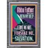 ABBA FATHER THOU HAST BEEN OUR HELP IN AGES PAST  Wall Décor  GWEXALT11814  "25x33"