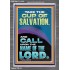 TAKE THE CUP OF SALVATION AND CALL UPON THE NAME OF THE LORD  Modern Wall Art  GWEXALT11818  "25x33"