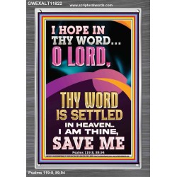I AM THINE SAVE ME O LORD  Christian Quote Portrait  GWEXALT11822  "25x33"