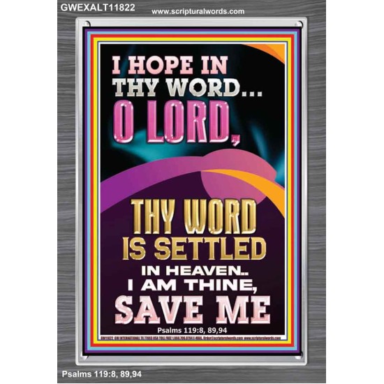 I AM THINE SAVE ME O LORD  Christian Quote Portrait  GWEXALT11822  