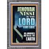 JEHOVAH NISSI HIS JUDGMENTS ARE IN ALL THE EARTH  Custom Art and Wall Décor  GWEXALT11841  "25x33"