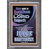 THE LORD IS A RIGHTEOUS JUDGE  Inspirational Bible Verses Portrait  GWEXALT11865  "25x33"