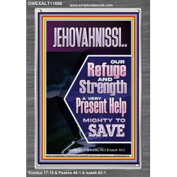 JEHOVAH NISSI A VERY PRESENT HELP  Eternal Power Picture  GWEXALT11886  "25x33"