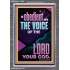 BE OBEDIENT UNTO THE VOICE OF THE LORD OUR GOD  Righteous Living Christian Portrait  GWEXALT11903  "25x33"