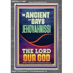 THE ANCIENT OF DAYS JEHOVAH NISSI THE LORD OUR GOD  Ultimate Inspirational Wall Art Picture  GWEXALT11908  "25x33"