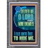 O LORD I FLEE UNTO THEE TO HIDE ME  Ultimate Power Portrait  GWEXALT11929  "25x33"