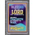 THE LORD MY STRENGTH WHICH TEACHETH MY HANDS TO WAR  Children Room  GWEXALT11933  "25x33"