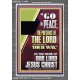 GO IN PEACE THE PRESENCE OF THE LORD BE WITH YOU  Ultimate Power Portrait  GWEXALT11965  
